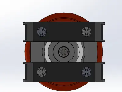Botao de parada de emergencia Low-poly 3D model