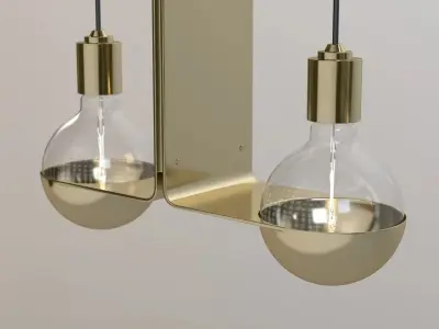 Detail Geneva Chandelier 3D model