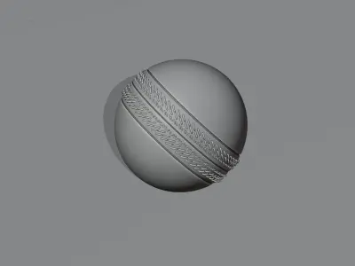 T20 Cricket Ball 3d Model Low-poly 3D model