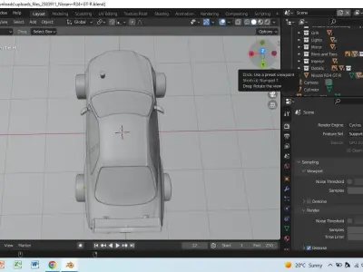 skyline moded 3D model