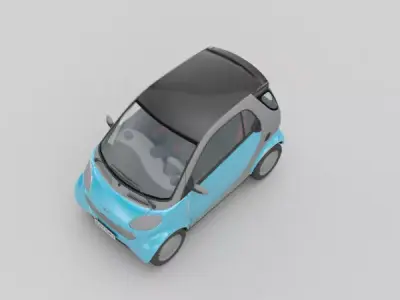 Smart car 3D model