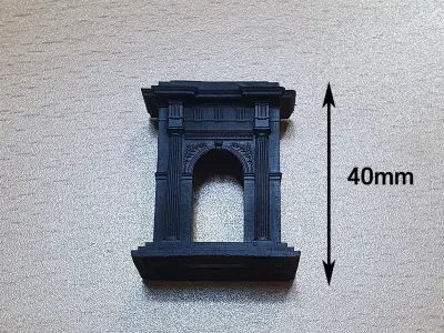 Roman Doric Gateway 3D print model