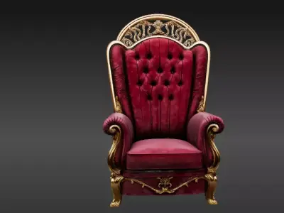 Modern Luxury Lounge Chair 3D Model Designer Furniture 3D model