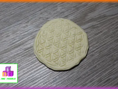 Flower of life cookie cutter  Free 3D print model