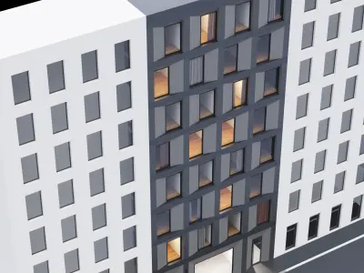 Building set 3 3D Model Collection