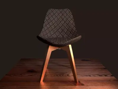 designer chair Free low-poly 3D model