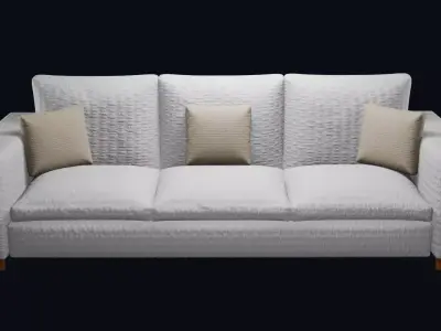 Luxury and Comfort Sofa Low-poly 3D model