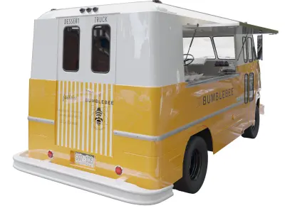 Food truck chevrolet 3D model