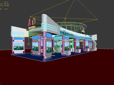 Exhibition - Area - 24X10-3DMAX2009-014 3D model
