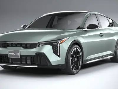 Kia K4 2025 3D model