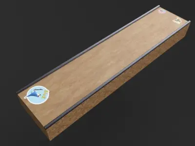 Practice Skate Box Free low-poly 3D model