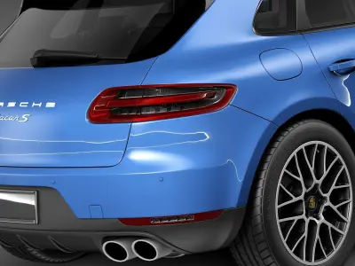 Porsche Macan S 2015 3D model