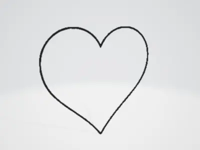 Realistic and Symbolic Heart - Beating and Still Variants Free low-poly 3D model