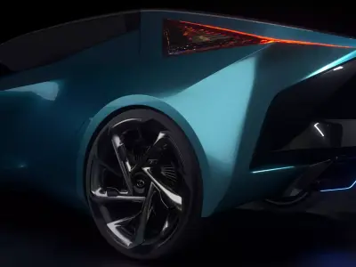 LEXUS LF-30 electric concept car model made by C4D OCtane 3D model