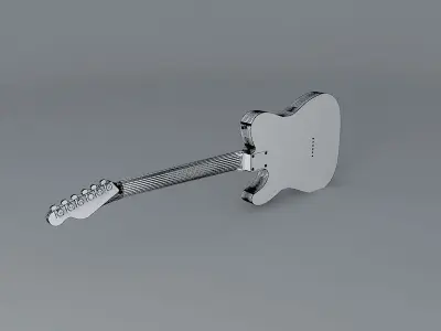 Standerd Telecasterguitar Free 3D model