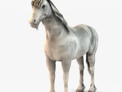 Horse and Unicorn 3D model