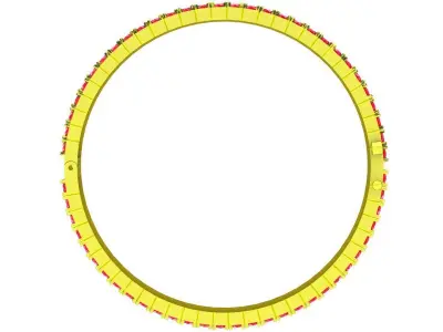 6279  luxury diamond bangle 3D print model