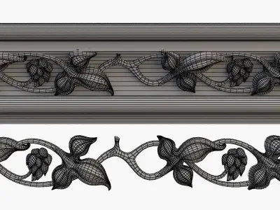 Cornice CNC 3D model