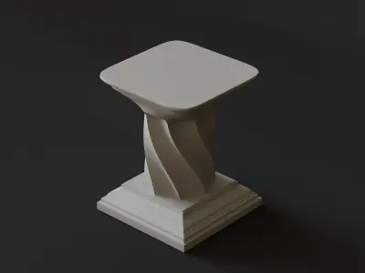 Pedestal 03 3D print model