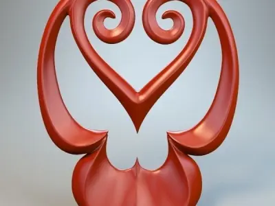 Abstract Figure 3D model 5