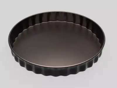 Steel Baking Dish 1A Free low-poly 3D model