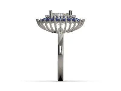 jewelry luxury cad ring model jr00356 3D print model