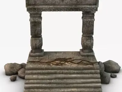 Ancient Entrance Design 3D model
