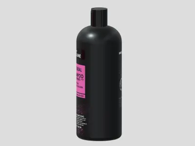 Natural Shampoo Low Poly Low-poly 3D model