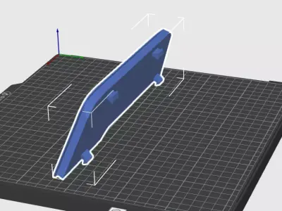 Brabus W464 Inner Panel  3D Model -Interior big panel 3D print model