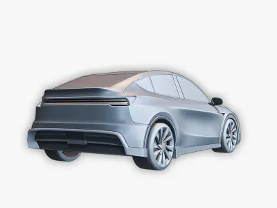Tesla Model Y 2025 High-Detail 3D Model 3D model