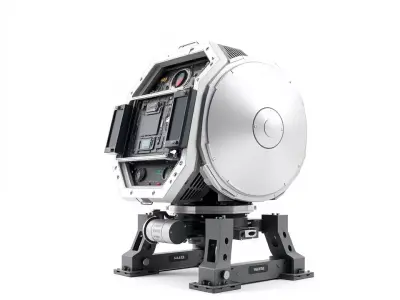 Futuristic Device Model Pack for SciFi Renderings Low-poly 3D model