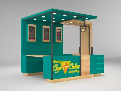 Booth Stand K0010991  3D model
