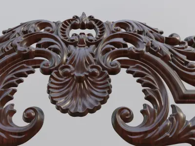 Frame For Wood Carving 3D print model buy