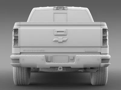 Chevrolet Silverado High Country StB 2016 3D model