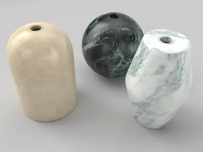 Salvatori Mono Stone Vase 3D model