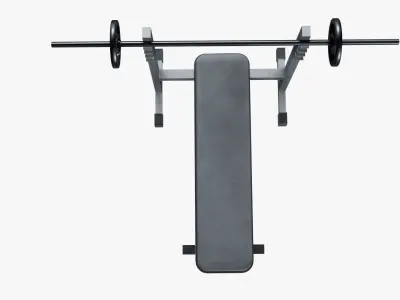 Bench Press Low-poly 3D model