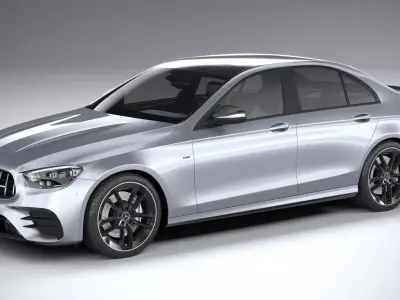 Mercedes E53 AMG Sedan 2021 3D model
