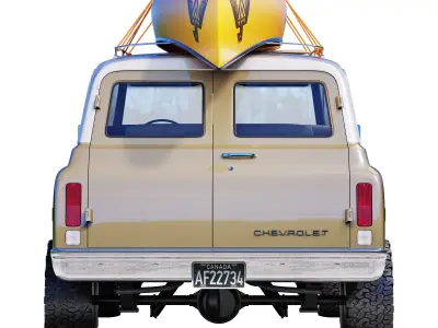 Chevrolet suburban 1970 3D model