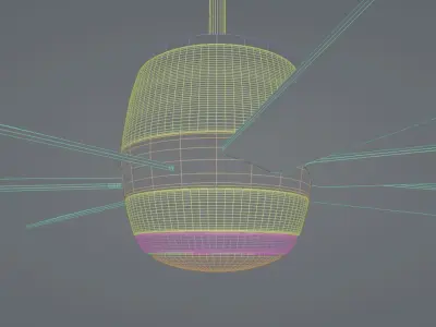 Gail Barington Ceiling Fan 3D model