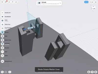Skoda Octavia printable accessories 3D Model Pack