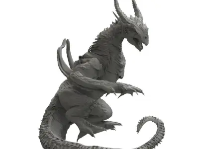 Dragon lizard 3D model