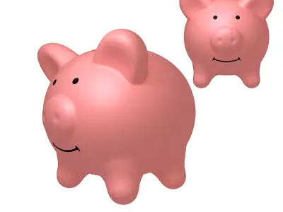 Piggy Bank 3D model