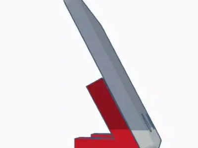 YD2 and RMX Angled ESC Mount 3D model