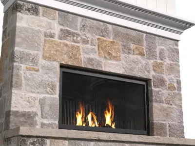 French Fireplace in Provence style 3D model