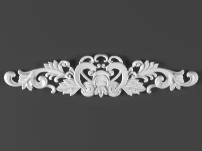 8 ornamental classic decoration 3d model kitbash vol 12 3D model