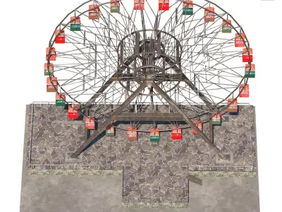 Ferris wheel 3D model