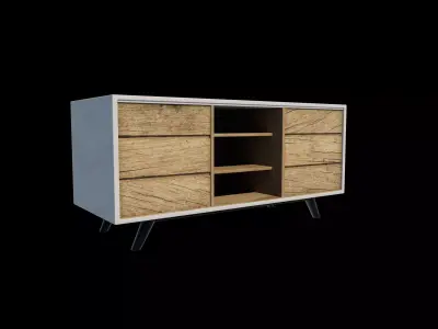 TV bench  3D model