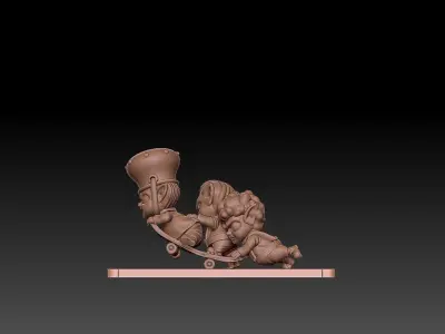 Longfoot Brother TUSSLE FOR VICTORY 3D print model
