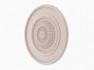 Classic Ceiling Medallion 44 3D model
