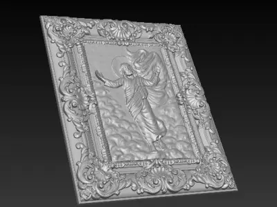 Jesus Ascension 3D model